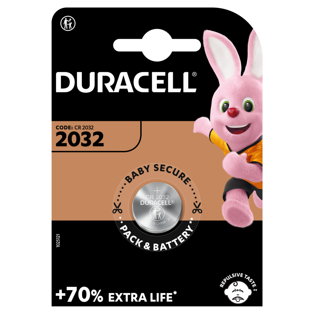Duracell Duracell Battery CR/DL 2016/2025/2032/LR44 Lithium Coin Cell Button Batteries 