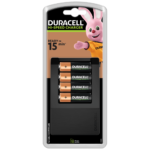 Duracell Hi-Speed Charger contain slots for 4 AA 1300mAh Batteries