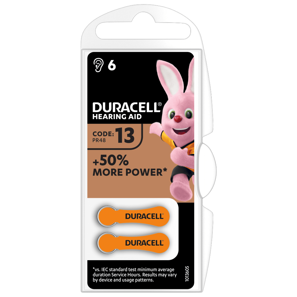 Duracell Hearing Aid Batteries Size 13