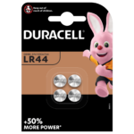 Duracell Specialty LR44 size Alkaline Button Battery 1,5V 4-piece pack