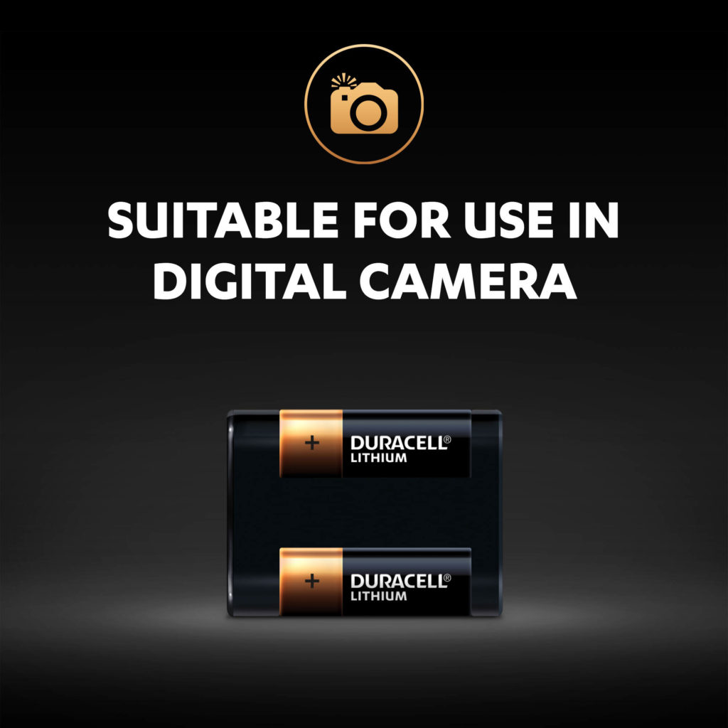 Suitable batteries for use in digital camera