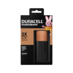 Duracell rechargeable Power Bank of 6700mAh for Apple, Android and most usb-powered devices