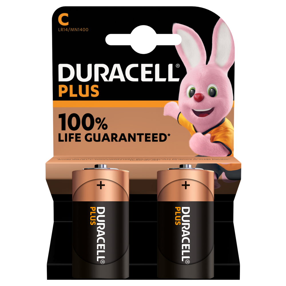 8 x Duracell Rechargeable C Cell Batteries HR14 3000mAh Ultra MN1400 NiMH 
