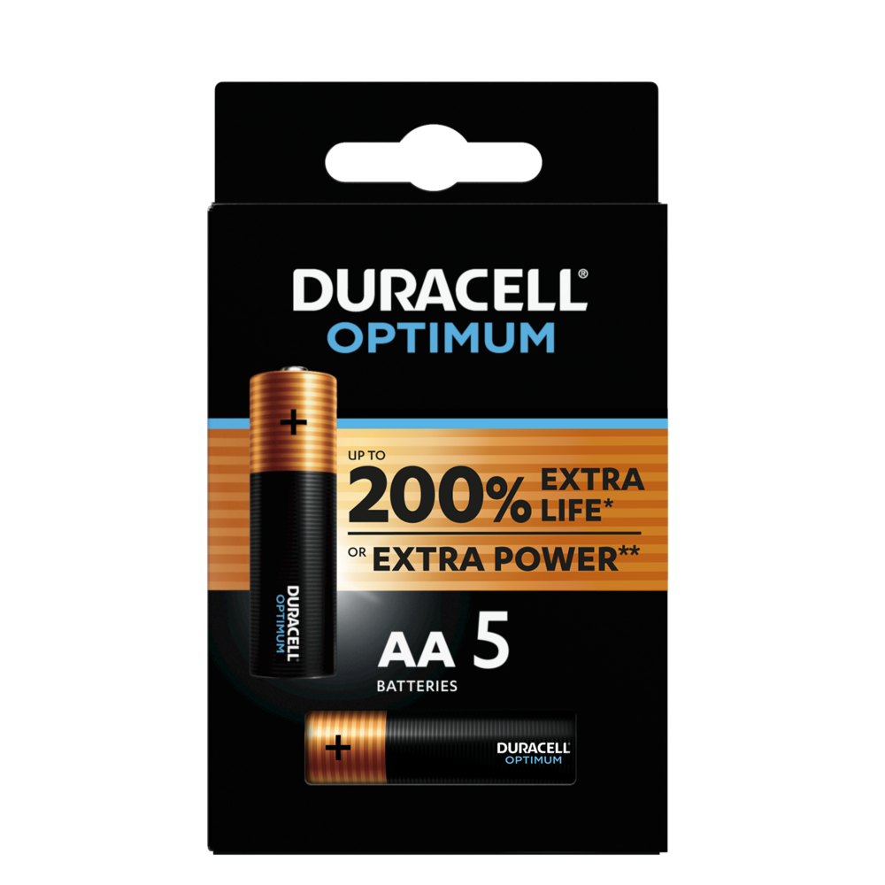 Duracell 12x Duracell Optimum AA Batteries Pack 