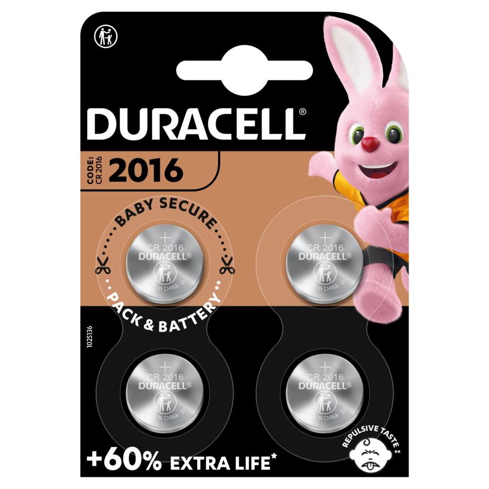 Duracell® CR2016 Lithium Batteries, 2 pk - Fry's Food Stores