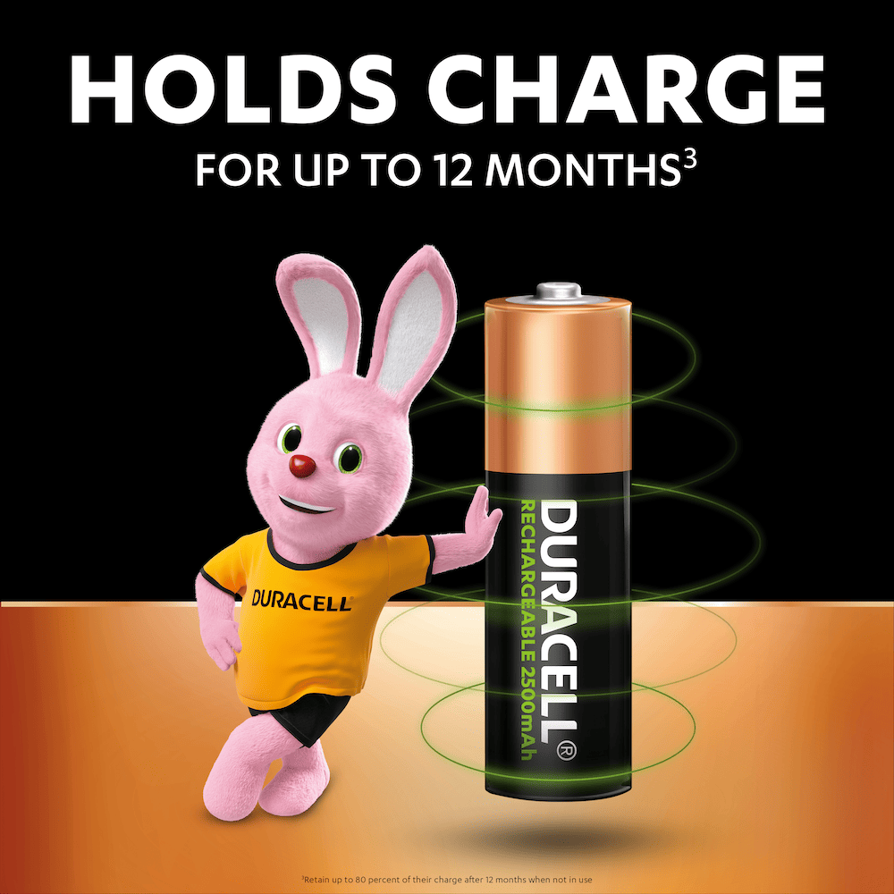 Buy Duracell Rechargeable AA Batteries, pre-charged - Pack of 4